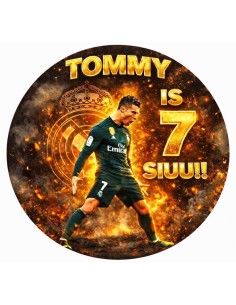 Ronaldo Cake Print Sugar Paper