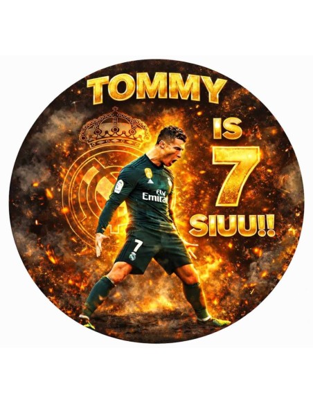 Ronaldo Cake Print Sugar Paper