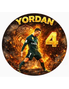 Ronaldo Cake Print Sugar Paper 2