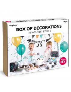 PARTY DECORATIONS SET - DINOSAURS