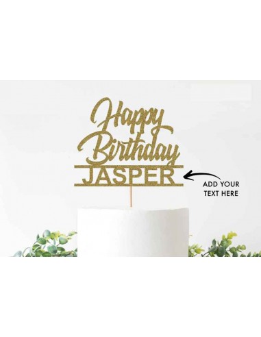 Any Name Birthday Cake Topper