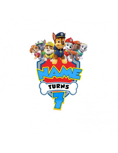 PawPatrol Cake Topper