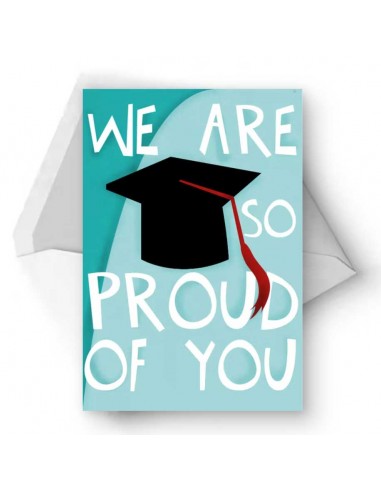 Were So Proud of You Congratulations Card