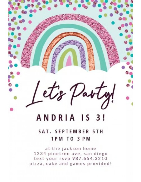 Birthday Invitation for Kids