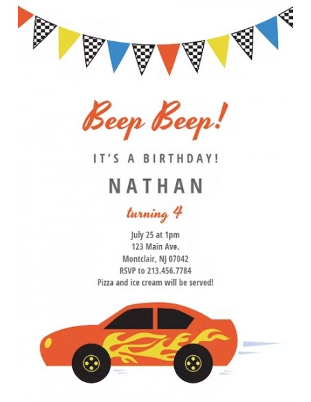 Birthday Invitation for Kids
