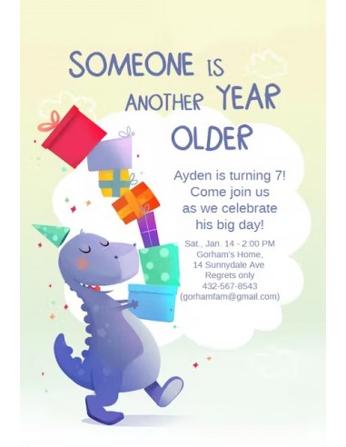 Birthday Invitation for Kids