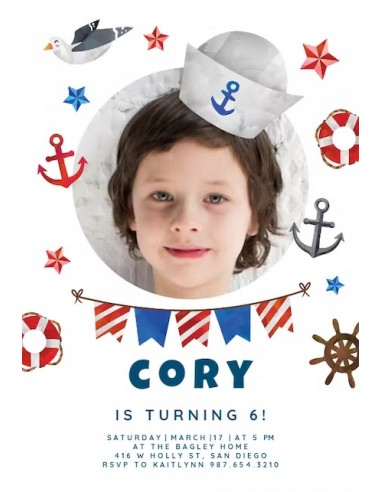 Photo Birthday Invitation for Kids