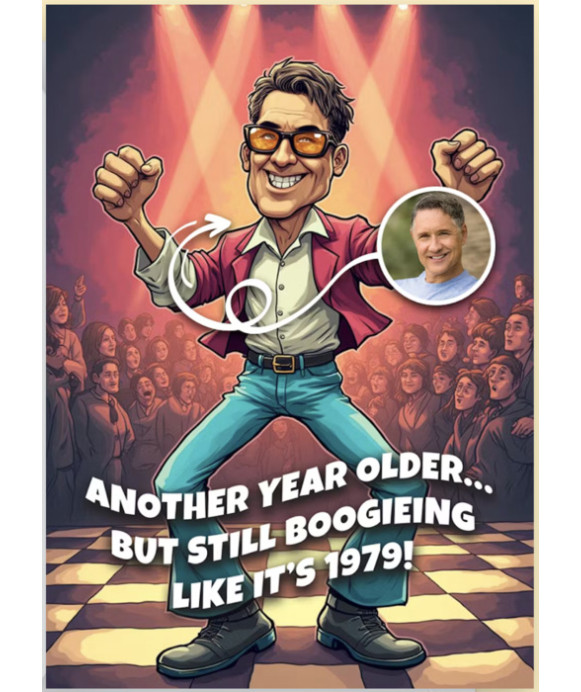 Greeting Card - Still Boogieing